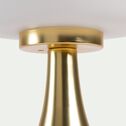 Lampe tactile en métal et verre - doré D15xH26cm-CHAMPI