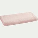 Drap de douche en bouclettes de coton bio - rose rosa 70x130cm-COLINE