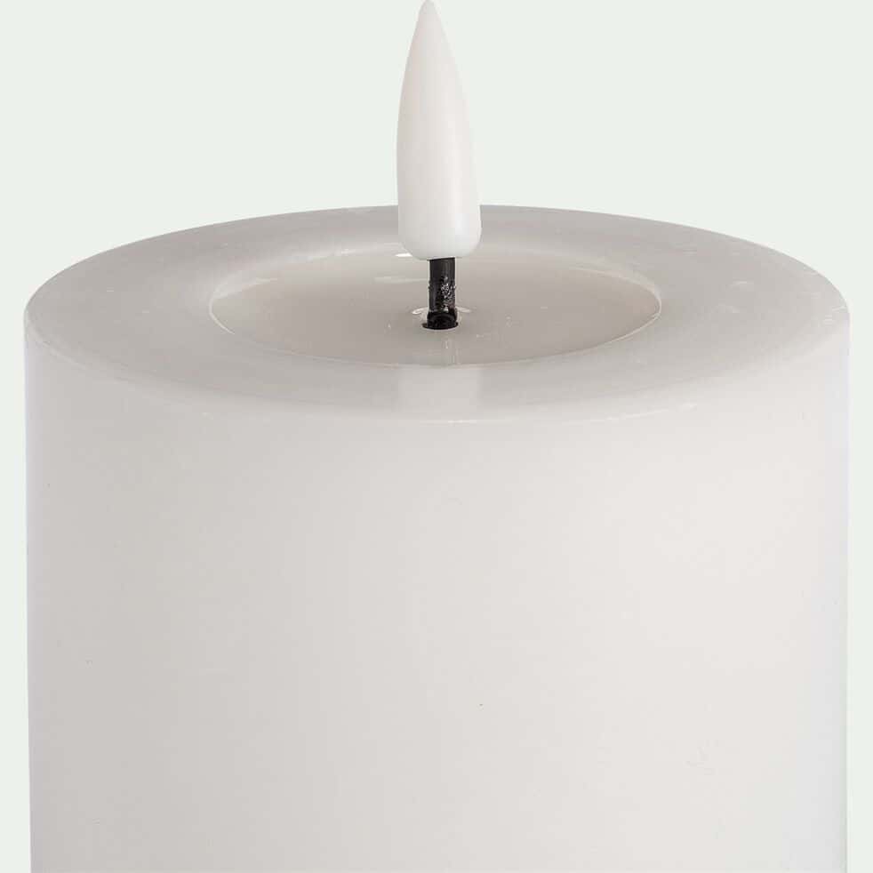 Bougie lumineuse sapin blanc LED 9,5 cm - Vegaooparty