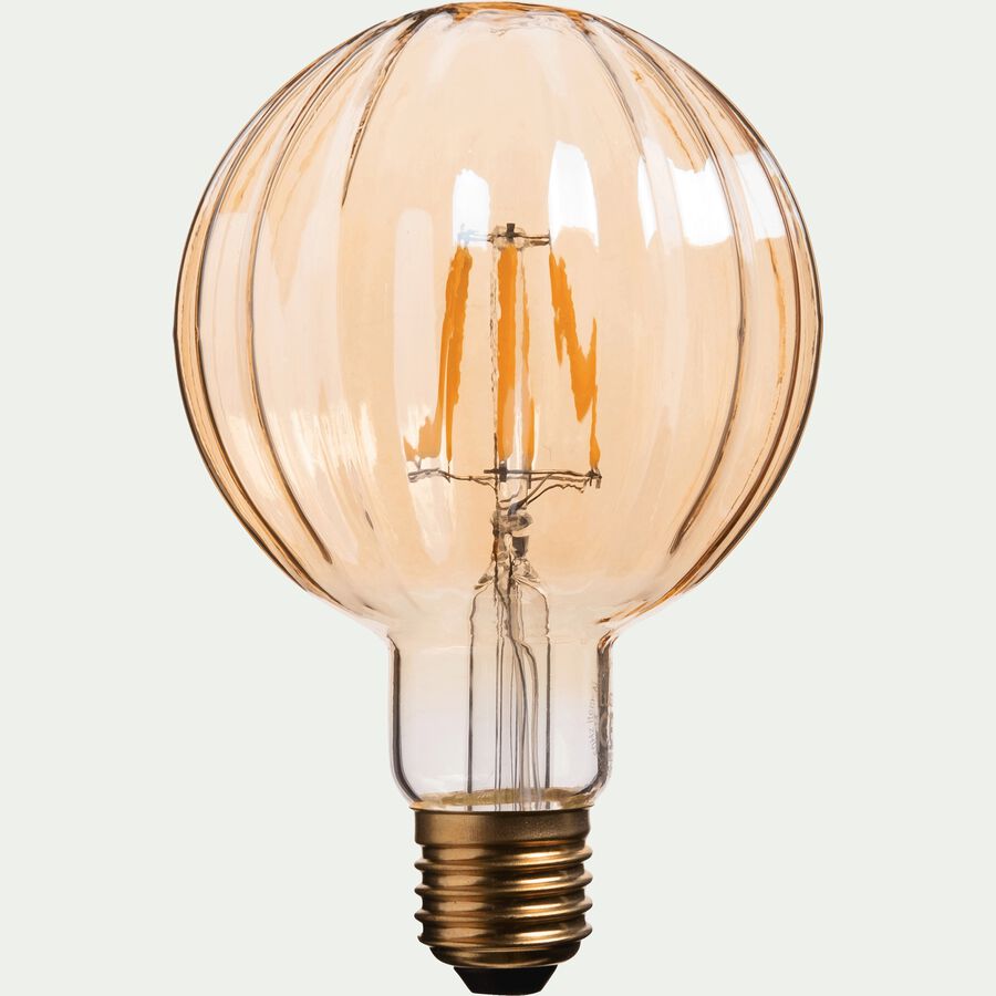 Ampoule décorative LED D9,5cm culot E27-STRIPPED