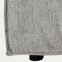 Canapé d'angle fixe gauche en tissu - gris borie-MAUSSANE