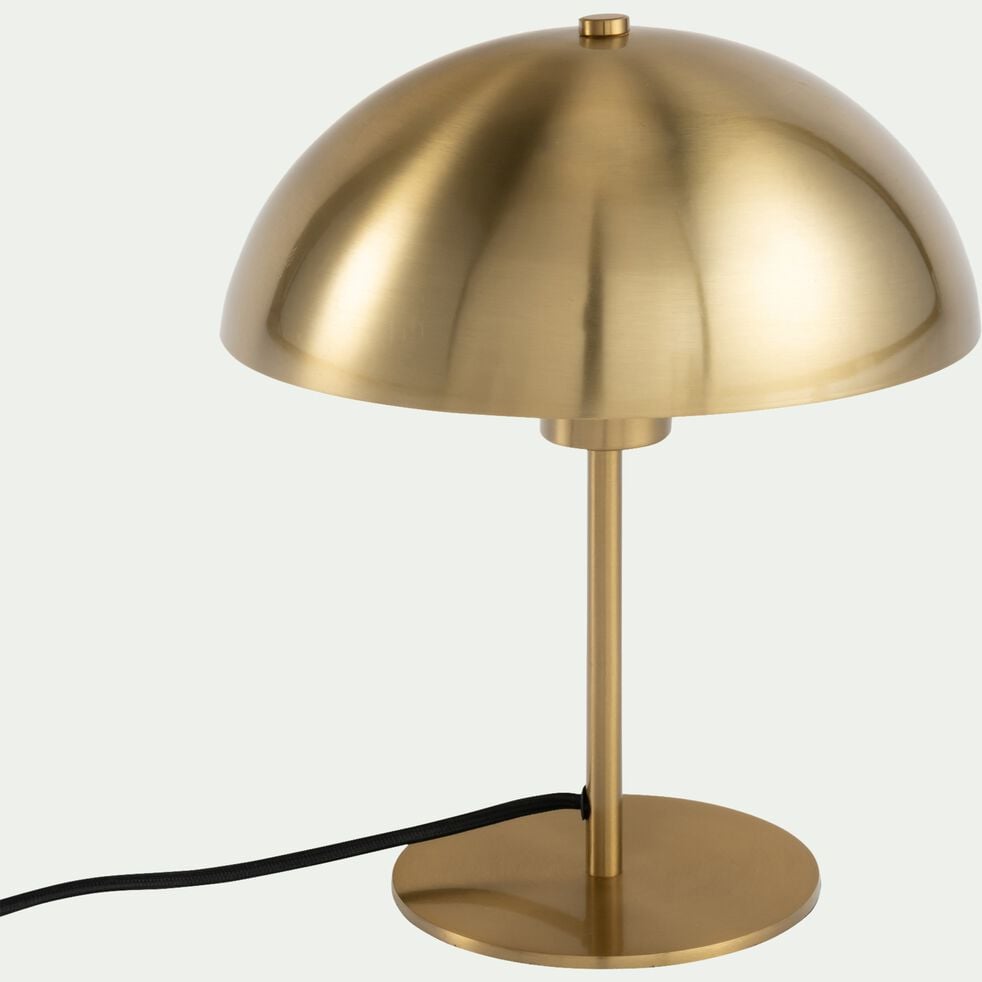 Lampe champignon électrifiée - doré H36cm-OULIVO