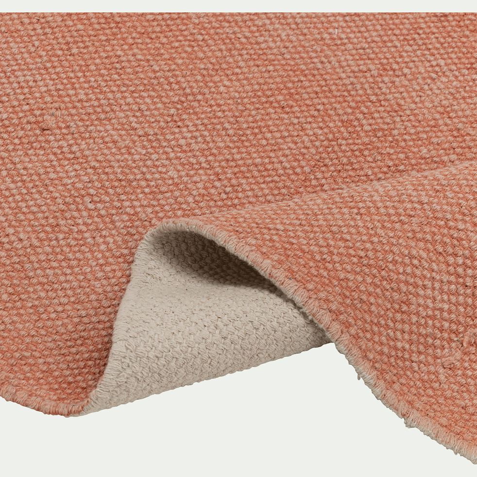 Descente de lit lirette - orange brique 70x140cm-ARTUS