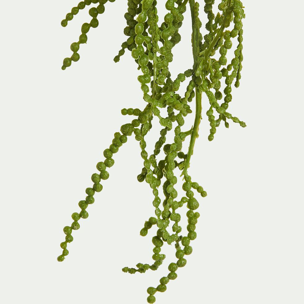 Plante tombante artificielle en pot - vert H81cm - PLANTE