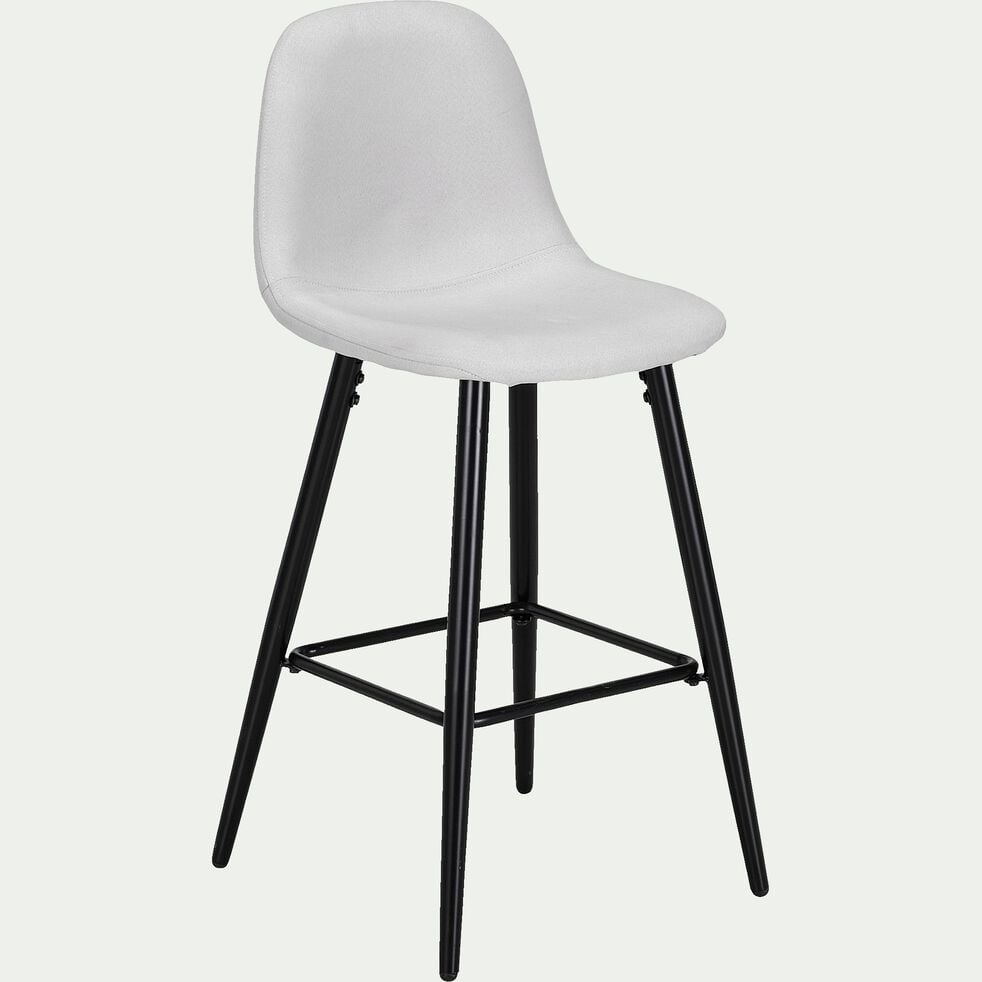 Chaise de bar - gris borie H66cm-LOANA