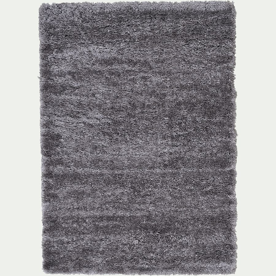 Tapis imitation fourrure - gris 120x170cm-mala
