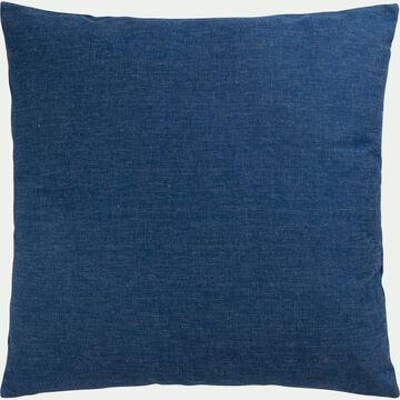 Coussin de jardin en tissu 70x70cm - bleu encre-DEMNATI
