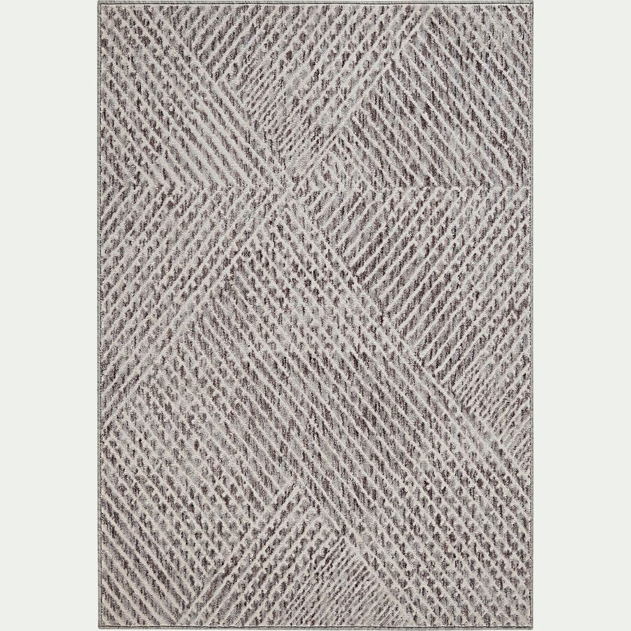 Tapis à motifs abstraits - gris 160x230cm-KEFIR