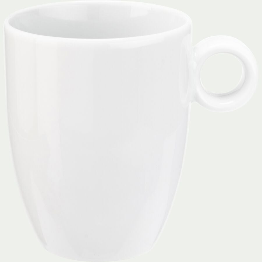 Mug en porcelaine - blanc 35cl-AZE