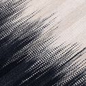 Tapis à motif en laine - noir et blanc 140x200cm-IKAT