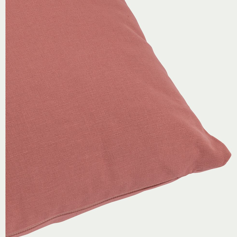 Coussin en coton - rouge ricin 40x60cm-CALANQUES