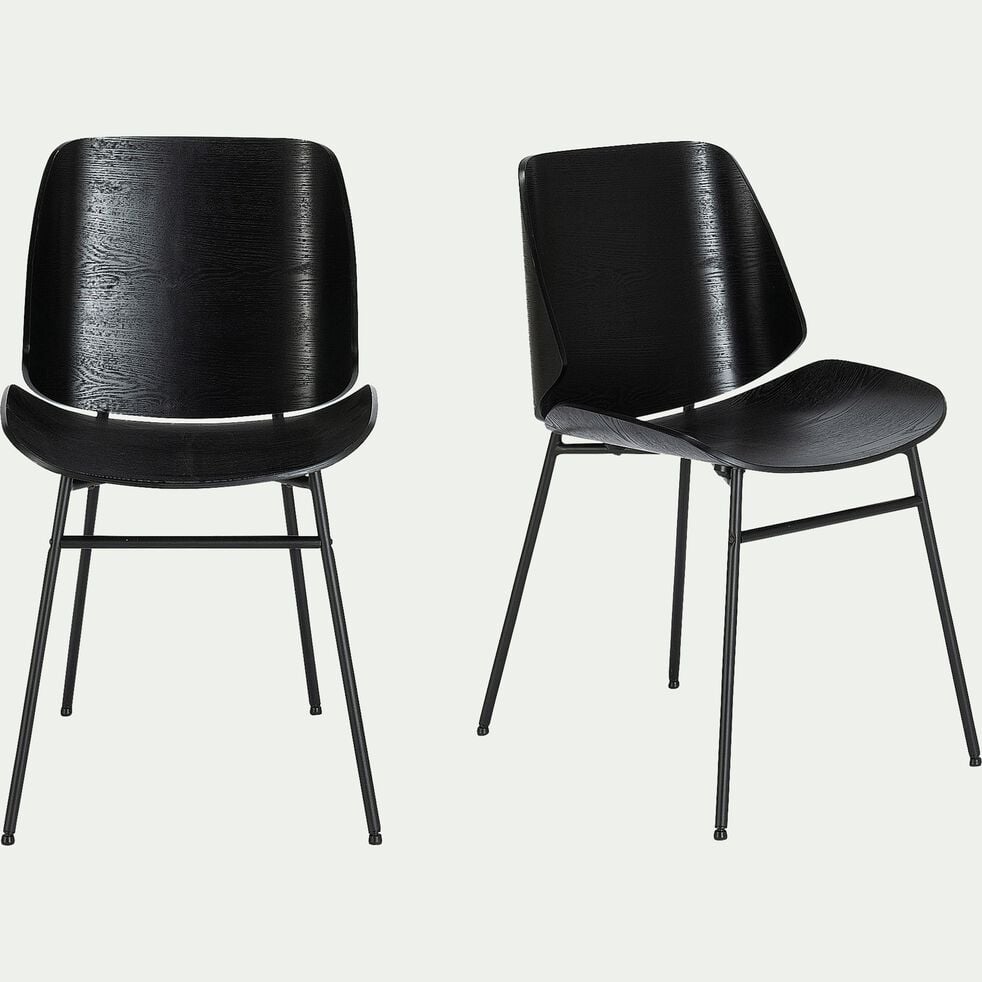 CORDOBA - Chaise en bois - noir