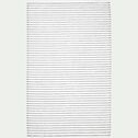 Tapis de bain en coton - blanc ventoux 50x80cm-Rhodes