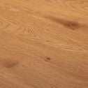 Table basse ronde en bois et acier - bois clair-ISEO