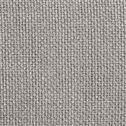 Canapé d'angle droit convertible en tissu tramé - gris ardoise-COLINE