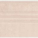 Drap de bain bouclette en coton - rose grège 100x150cm-NOUN