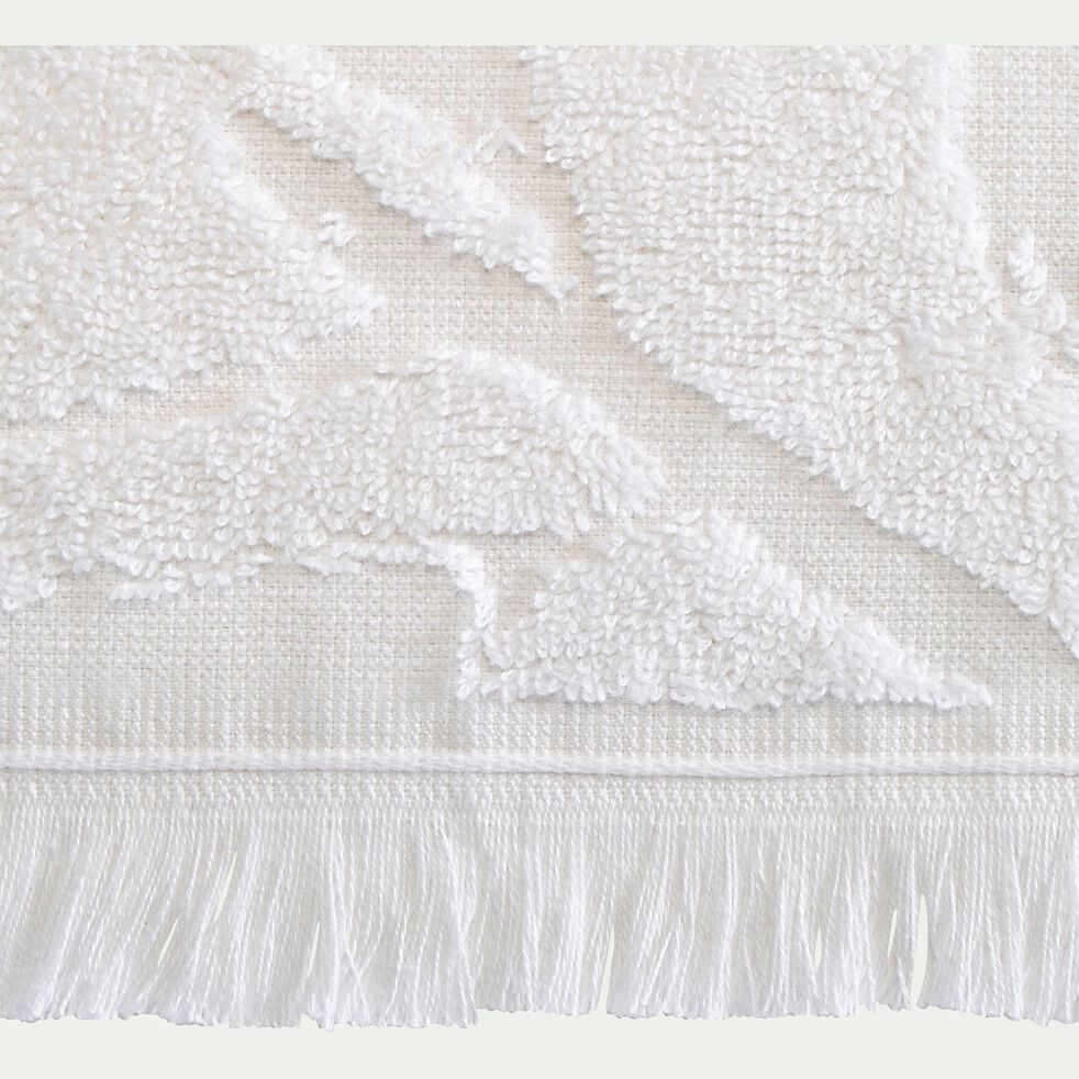 Drap de bain en coton - blanc 100x150cm-Ryad