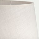 Abat-jour tambour en coton - D45cm beige roucas-MISTRAL