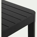 Table de jardin extensible en aluminium - noir (8 à 10 places)-GUILIA