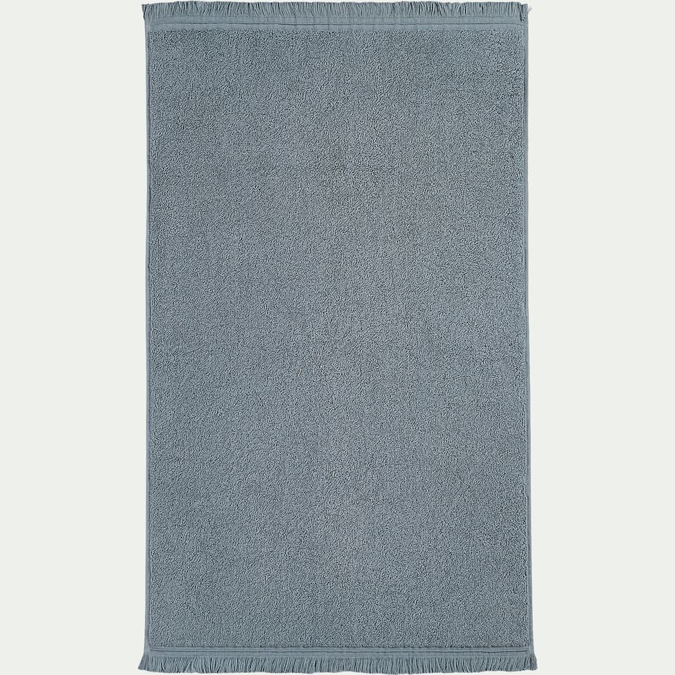 Tapis de bain en coton - bleu calaluna 50x80 cm-Ryad