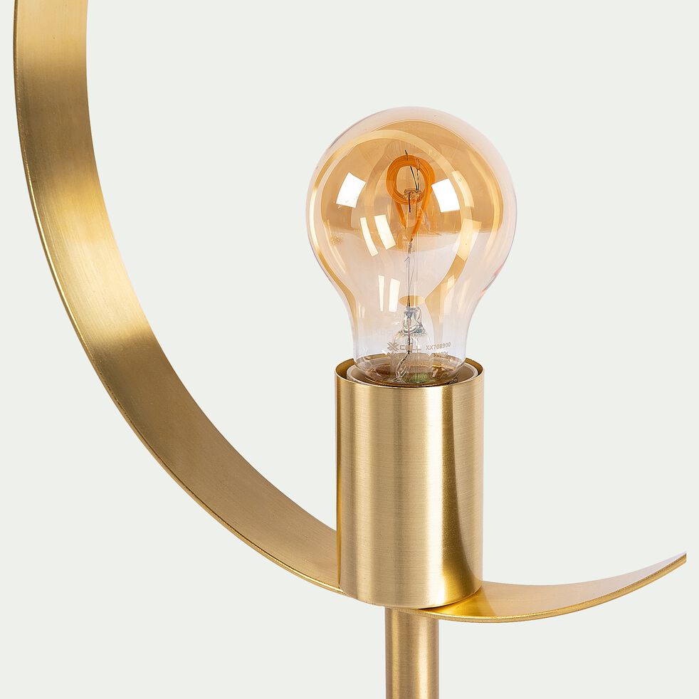 Lampe à poser en métal - doré D28xH51,50cm-JULIANE