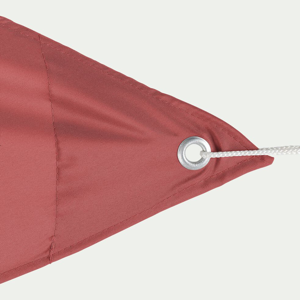 Voile d'ombrage triangle 3,6m - rouge ricin-Rosa