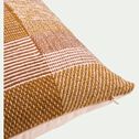 Coussin à motifs tissés en coton 40x60cm - brun-JASIM