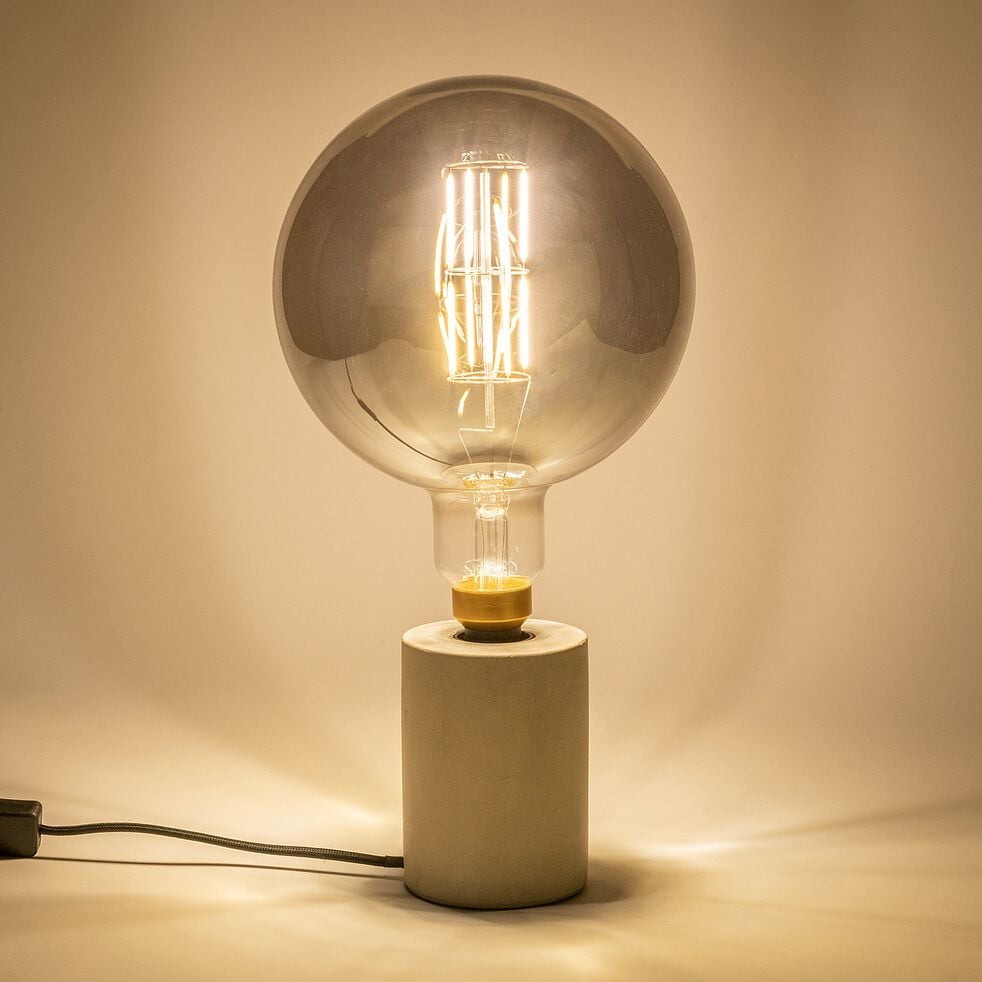 Ampoule déco à filament LED globe - D20cm teintée-GLOBE