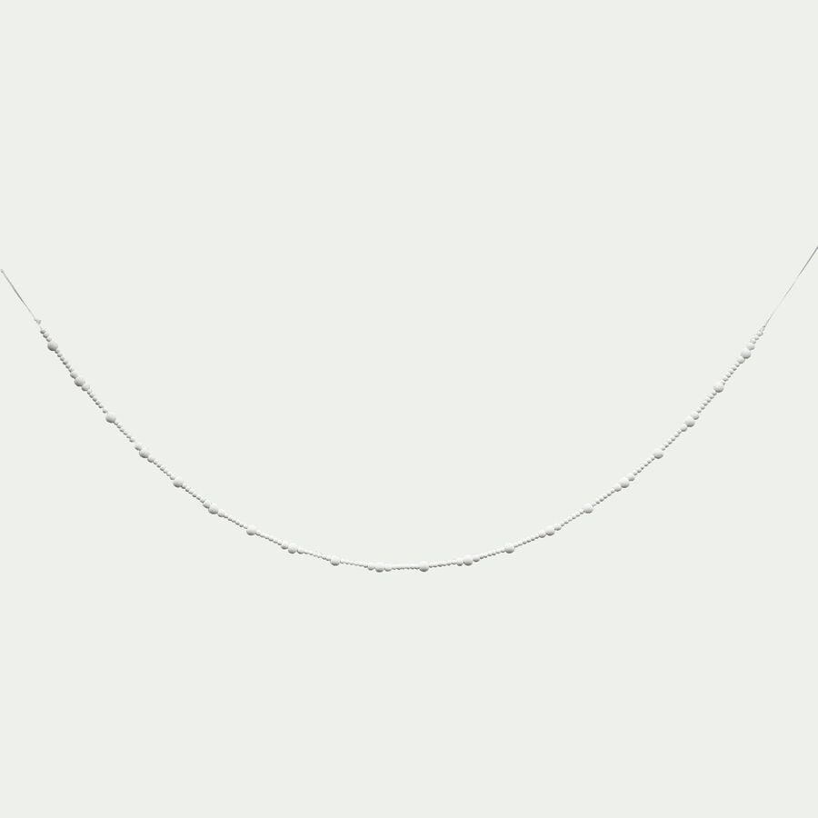 Guirlande en bois - blanc L150cm-PRAVAR