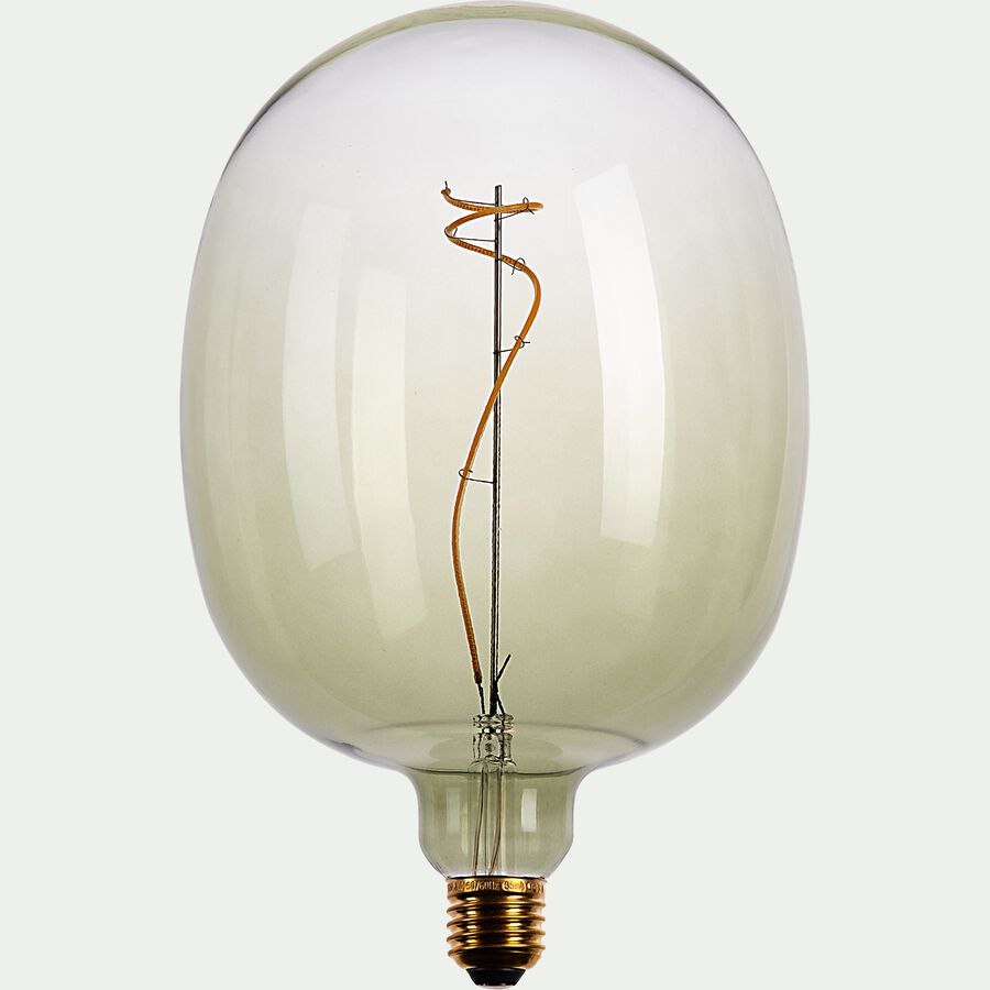 Ampoule LED déco à filament fantaisie lumière chaude - kaki D17cm-AMPOULE