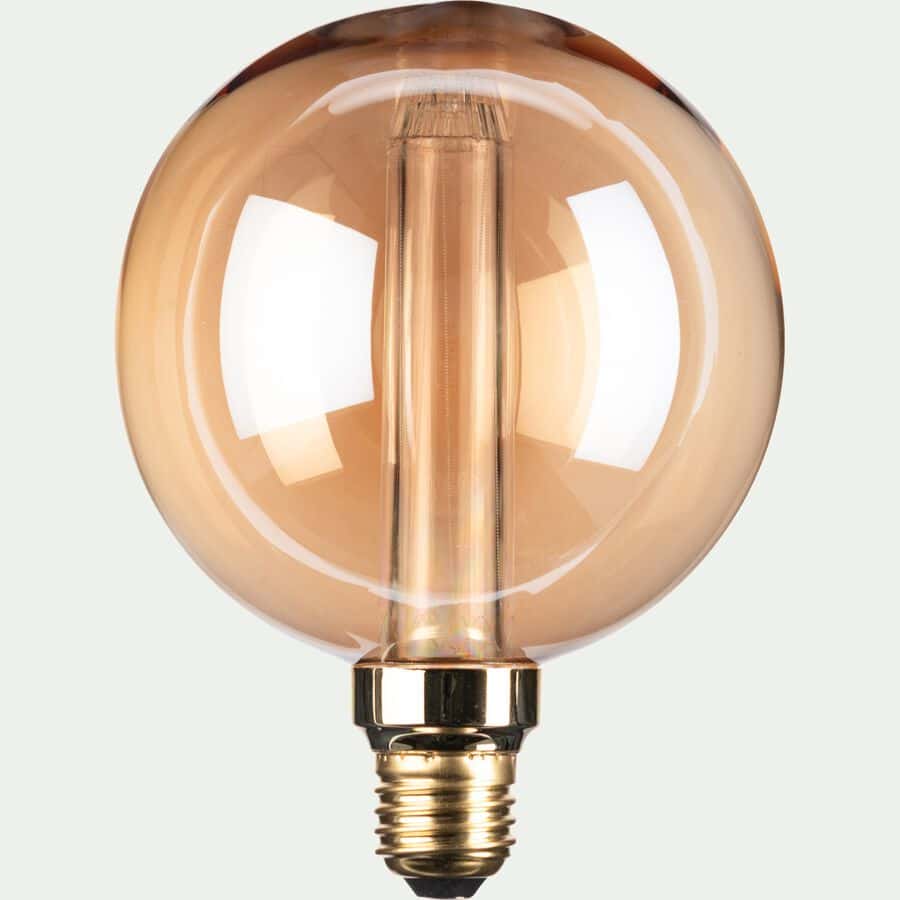 Ampoule LED globe culot E27 - doré métallisé - BETTY - al