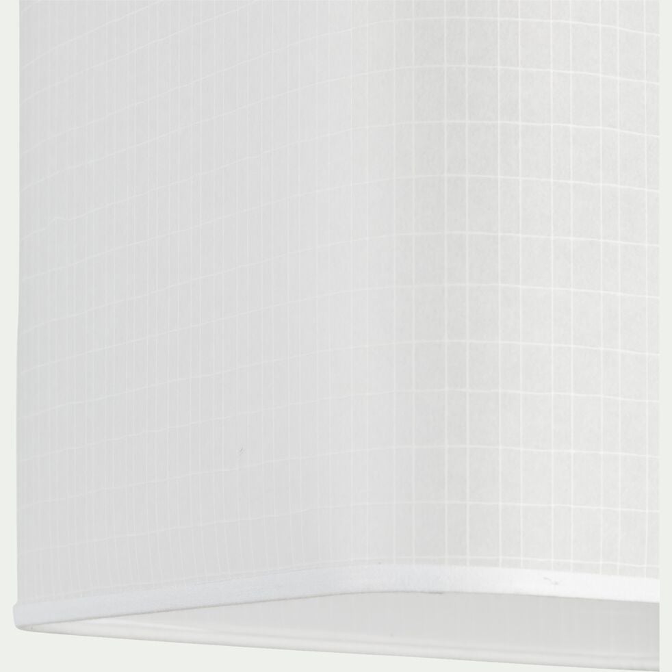 Abat-jour carré non électrifié en papier japonais - blanc optique 25x25cm-TAPA