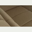Canapé grand angle convertible avec méridienne gauche en tissu baia - beige alpilles-ORIGANO