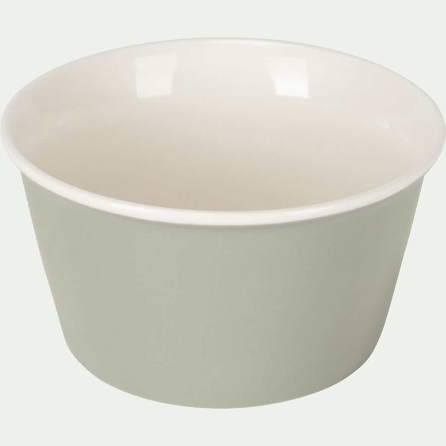 Coupelle en porcelaine vert olivier D12cm-CAFI