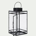 Lanterne décorative en fer - noir L50xH50cm-IDEA