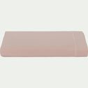 Drap plat en coton - rose rosa 270x300cm-CALANQUES