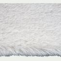 Tapis imitation fourrure - blanc 120x160cm-JOUVE