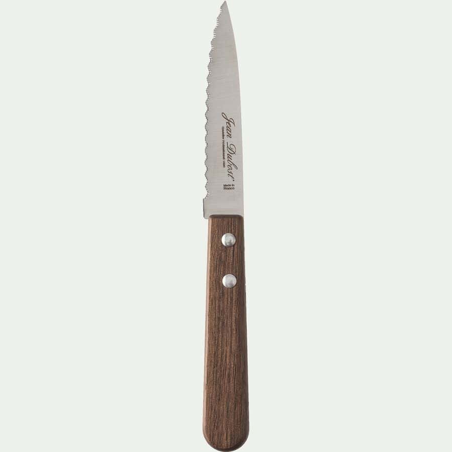 Couteau à huître pliable en bois d'olivier - OLIVIA - ali