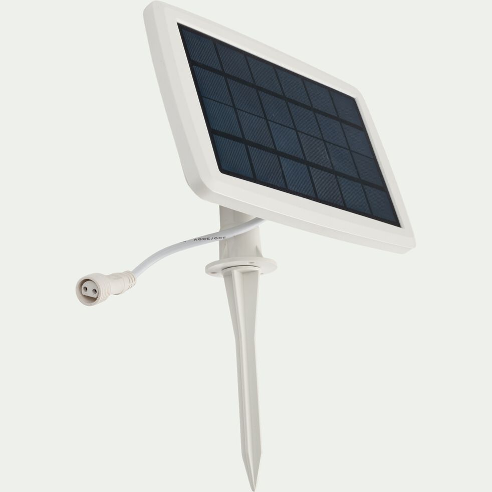 Guirlande solaire rechargeable usb - blanc 8m-BRUNA