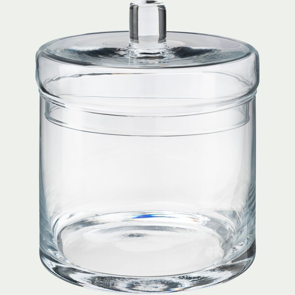 Bocal décoratif en verre - transparent D14cm-BOUCAU