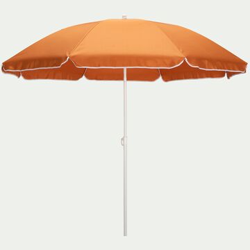 Parasol de plage (D180cm) - marron rustrel-GASSIN