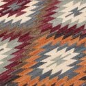 Tapis de couloir à motif en laine - multicolore 60x200cm-STELLA