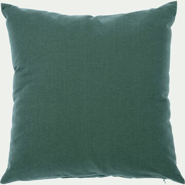 Coussin de sol en coton 70x70cm - vert cèdre-CALANQUES