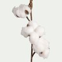 Branchage artificiel de coton H100cm - blanc-GOTONNE