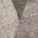 Tapis shaggy à motifs géométriques 160x230cm - gris-CURLO