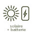 Batterie solaire et batterie