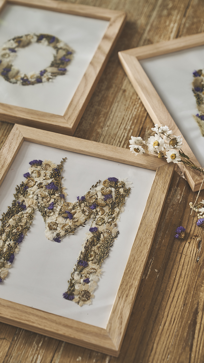 Atelier herbier de fleurs séchées alinea Cabries