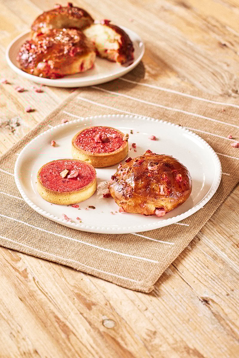 Atelier Brioche et tarte aux pralines roses alinea