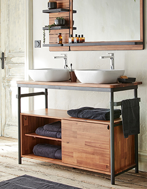 Meuble De Salle De Bain Meubles Bois Alinea