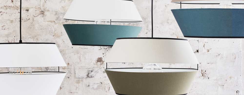 Mistral, suspensions made in “Sud” en coton, disponibles en 3 tailles selon le coloris 40cm, 60cm et un format XXL de 75cm, à partir de 29 €
